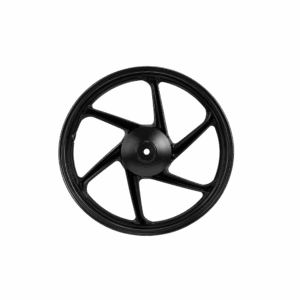 Alloy Wheel Shine (Six Spokes)-Black (Front)